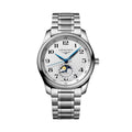 Master Collection Moonphase 40mm - Silver "Barleycorn" on Bracelet