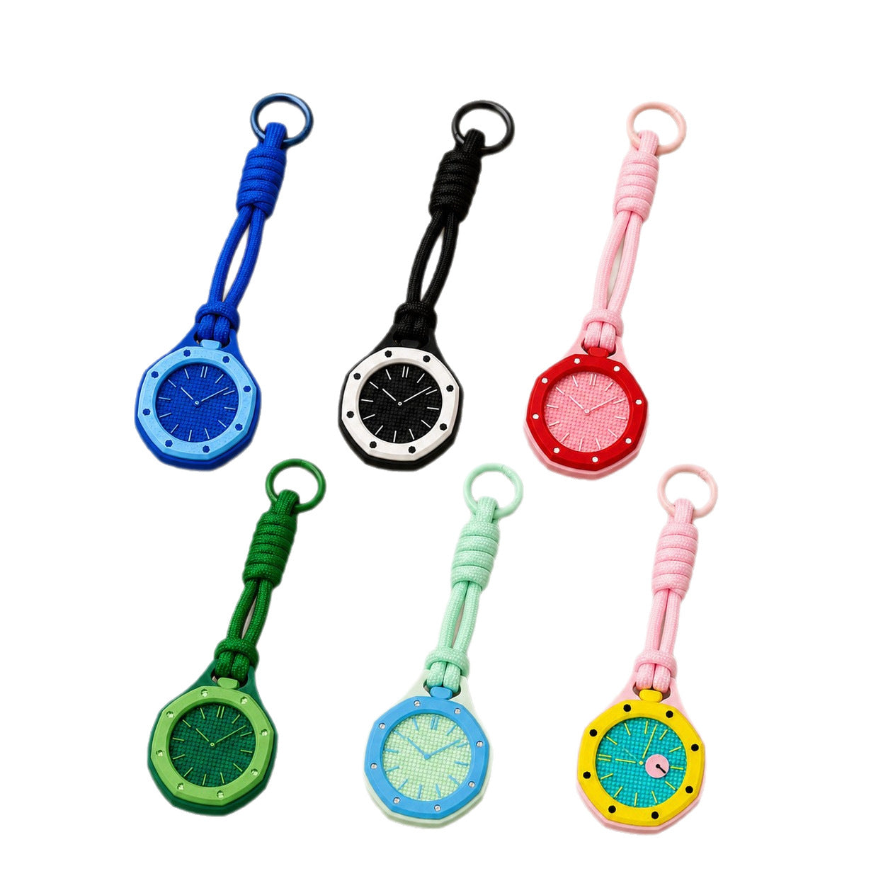 Blue Replacement Lanyard Strap For Royal Oak Pocket Watch Pendant, Only Hanging Rope, Watch Not Included