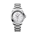 Conquest 34mm - White, Mother-of-Pearl w/ Diamonds on Bracelet