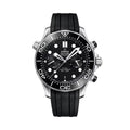 Seamaster Diver 300M Chronograph 44mm - Black on Rubber Strap