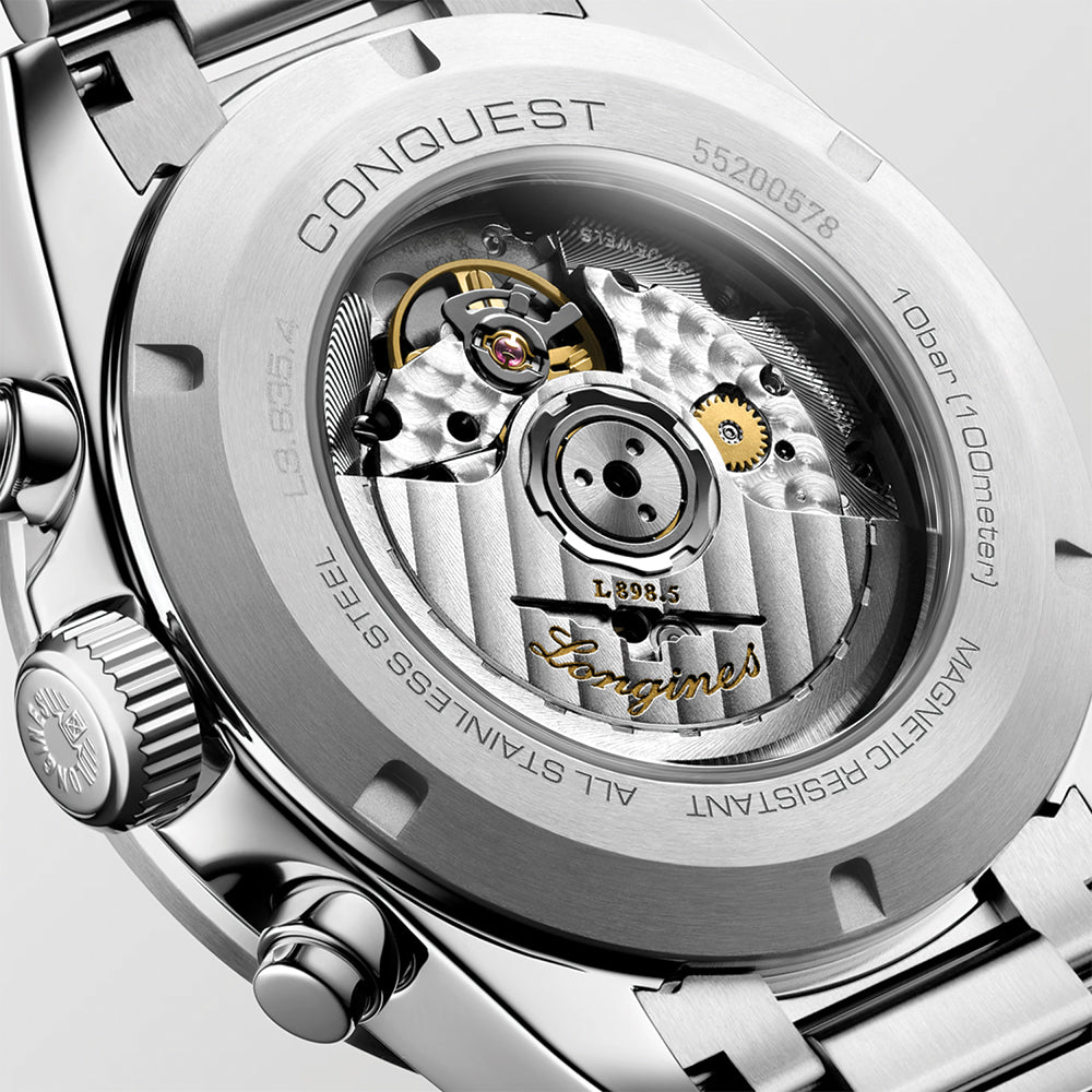 Conquest Automatic Chronograph 42mm - Gold on Bracelet