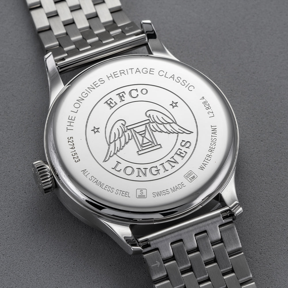 Heritage Classic Sector Dial 38.5mm - Black on Bracelet