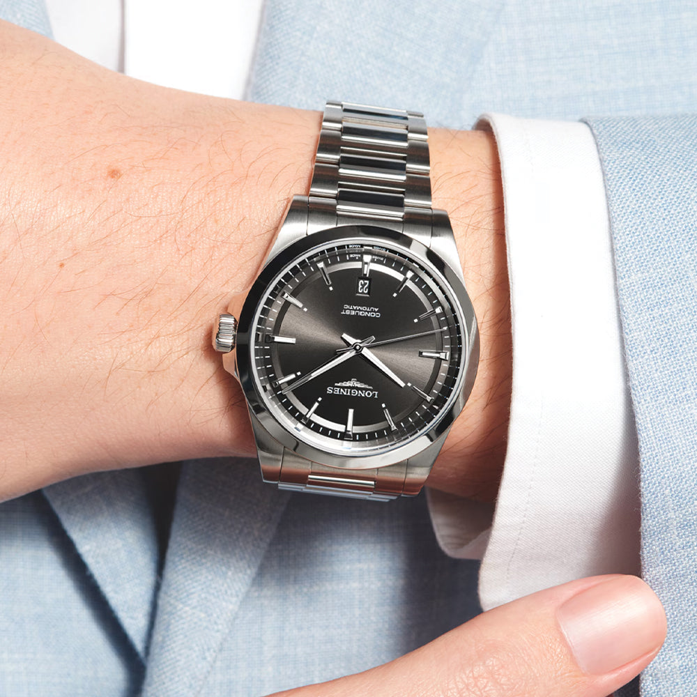 Conquest 41mm - Sunray Black on Bracelet