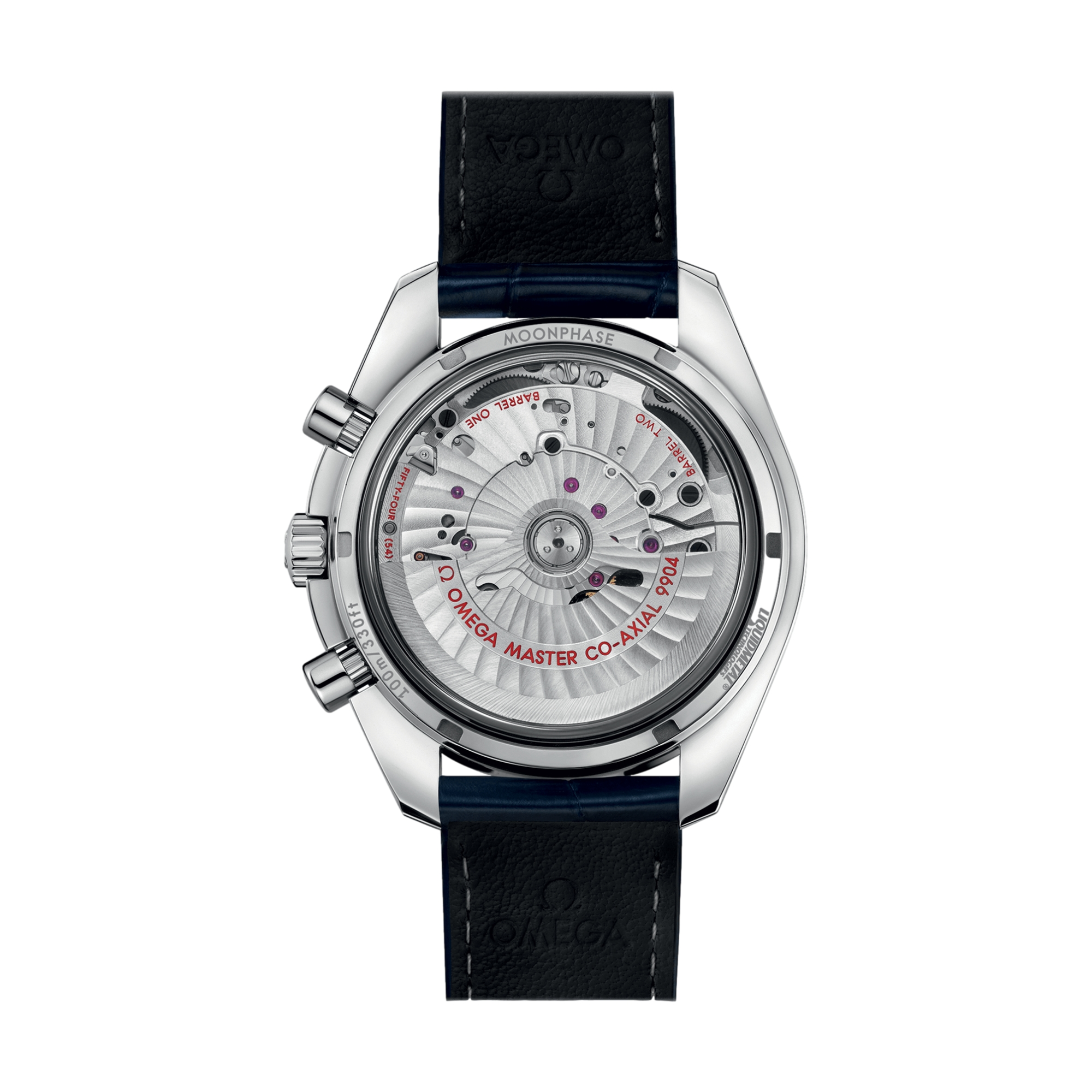 Speedmaster Moonphase Moonphase Chronograph 44.25mm - Blue on Leather Strap