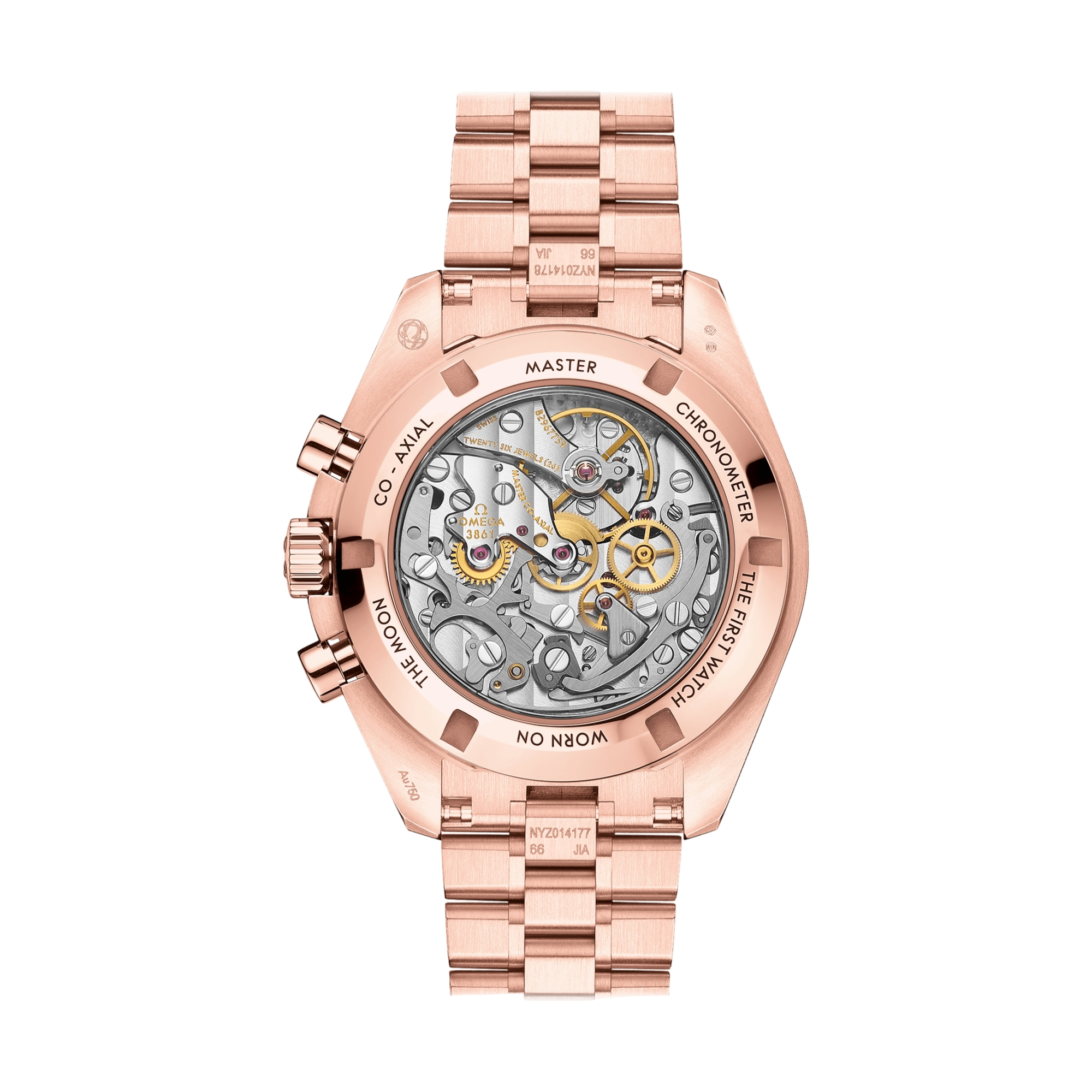 Speedmaster Moonwatch Professional Sapphire Sedna Gold 42mm - Black on Bracelet