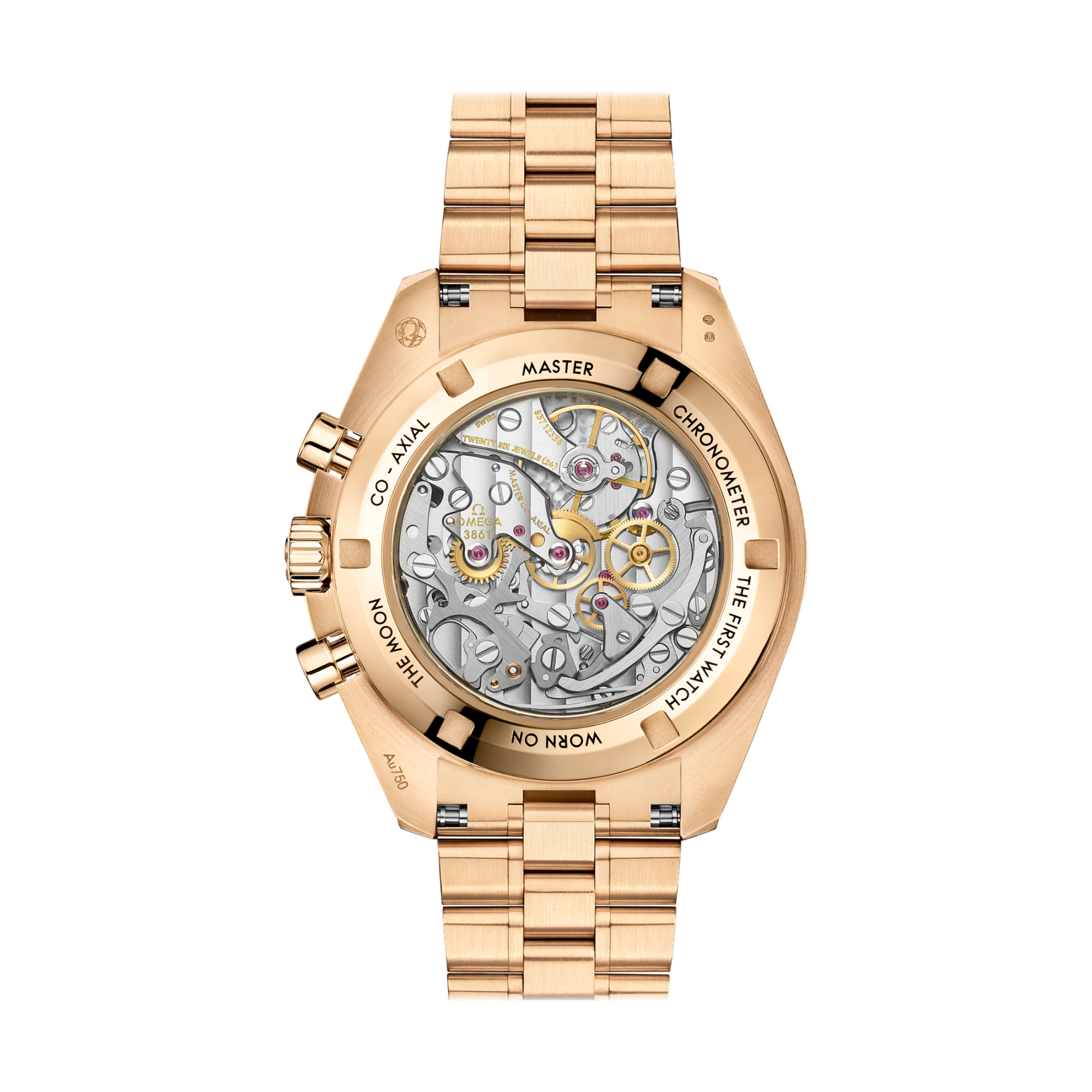 Speedmaster Moonwatch Professional Moonshine Gold 42mm - Green on Bracelet